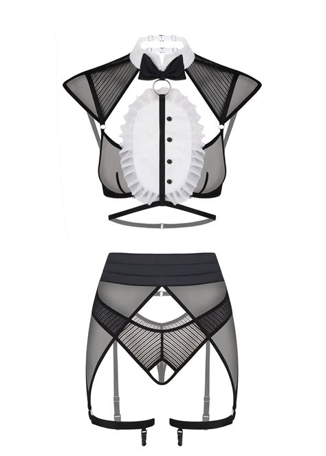 harness dessous|with amour body harness.